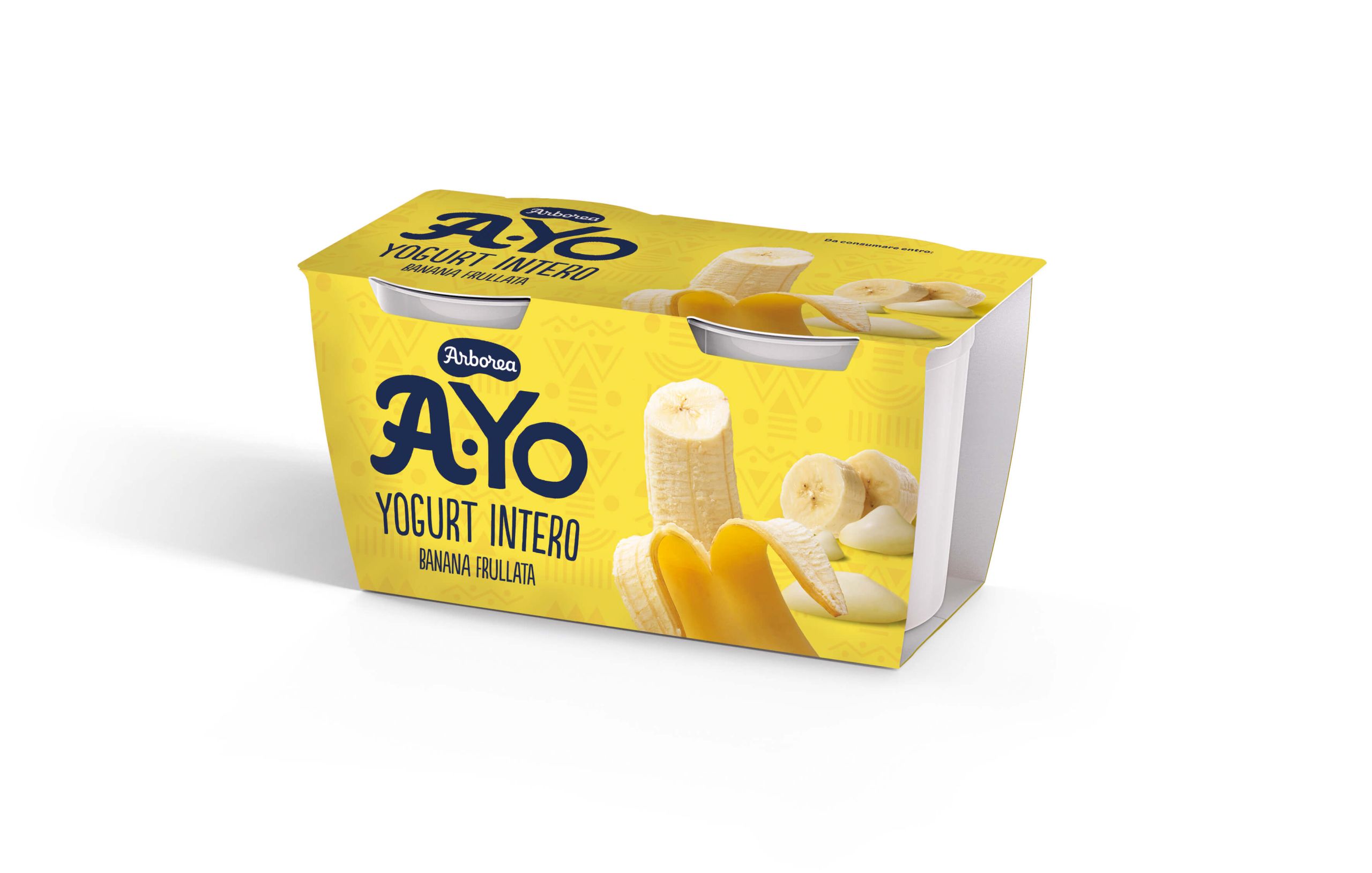 |yogurt intero banana frullata|