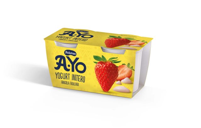 ARBOREA AYO YOGURT Intero Fragola Frullata A|yogurt_strawberry|YI_FRAGOLA