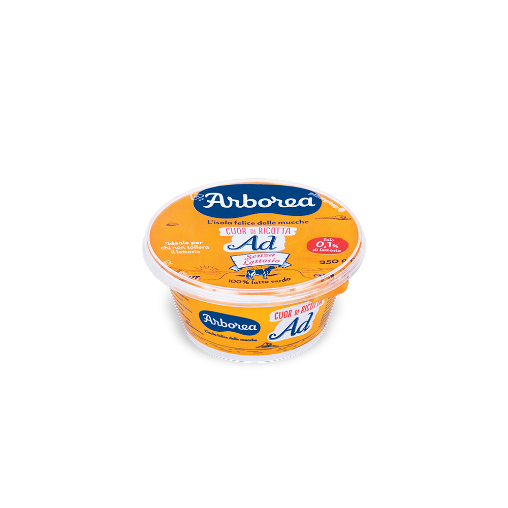 Cuor di ricotta senza lattosio 250g Arborea