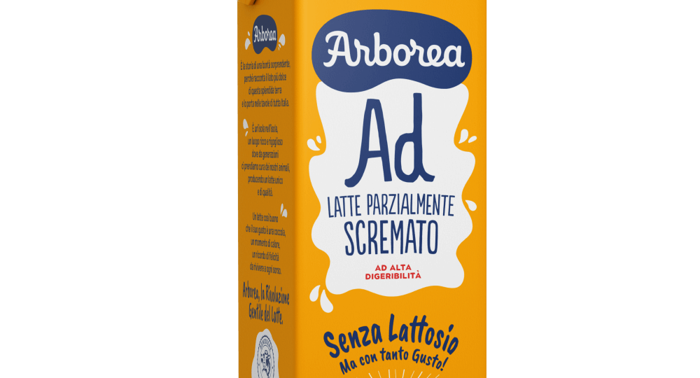 latte arborea AD parzialmente scremato
