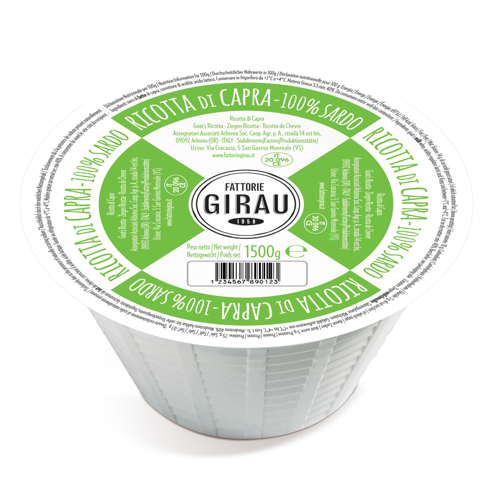 ricotta di capra 1,5kg