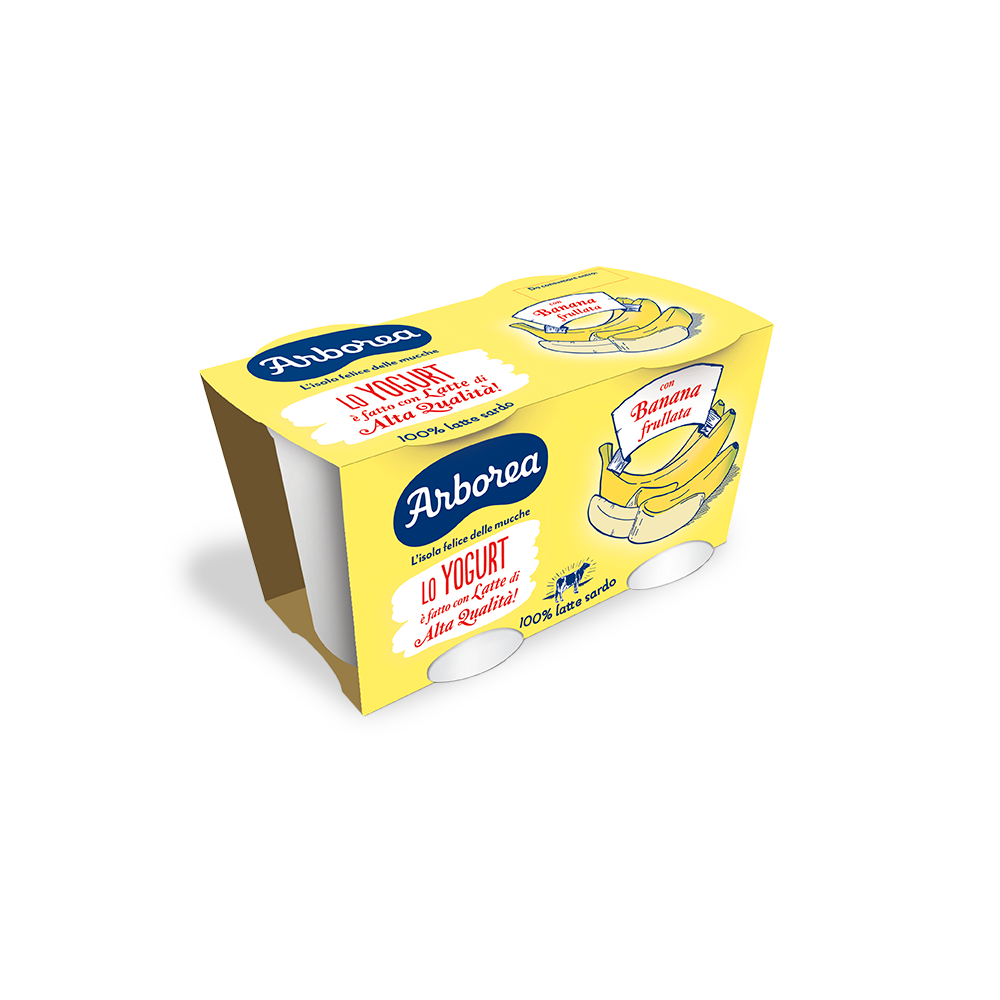 yogurt intero banana frullata