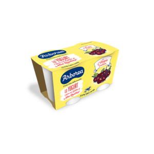 yogurt intero ciliegia frullata