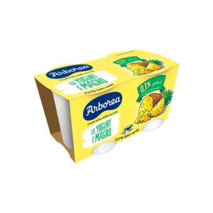 Yogurt Magro Ananas in pezzi