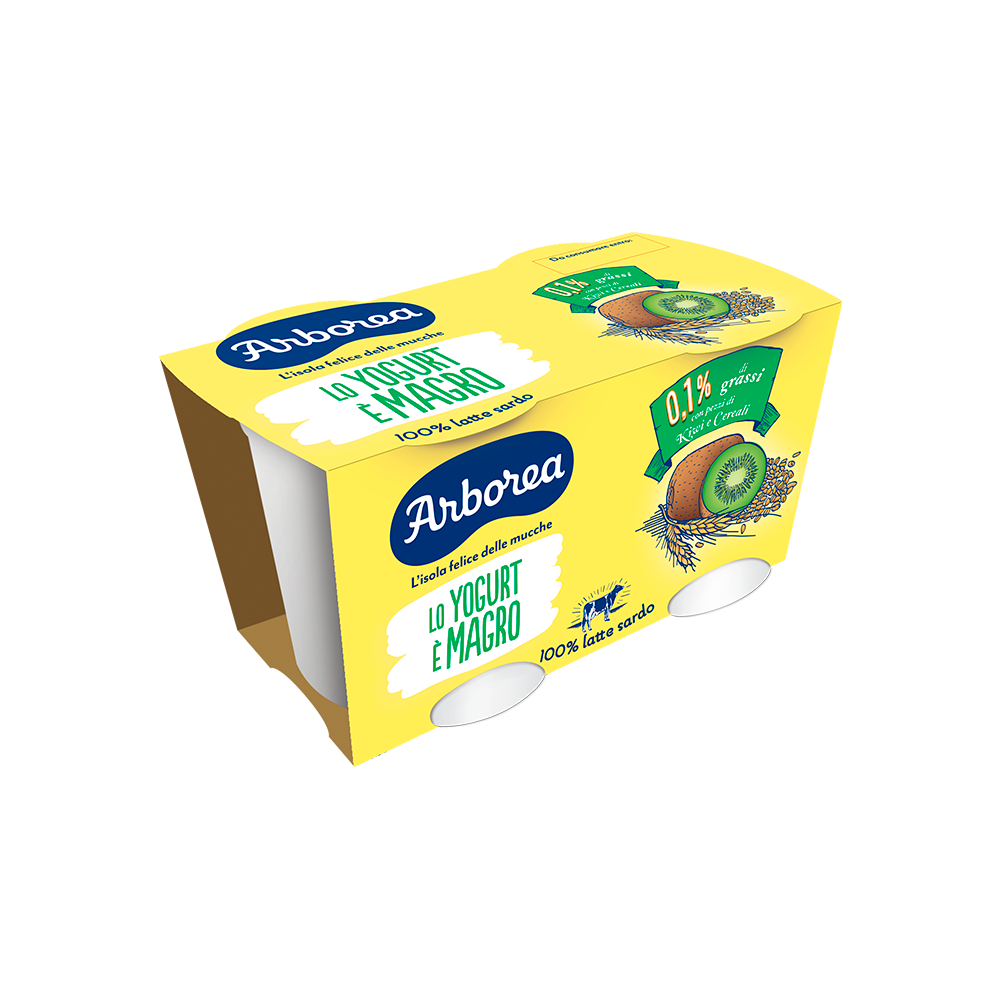 Yogurt Magro Kiwi Cereali pezzi
