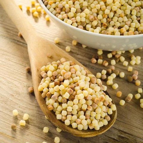 fregola con carciofi