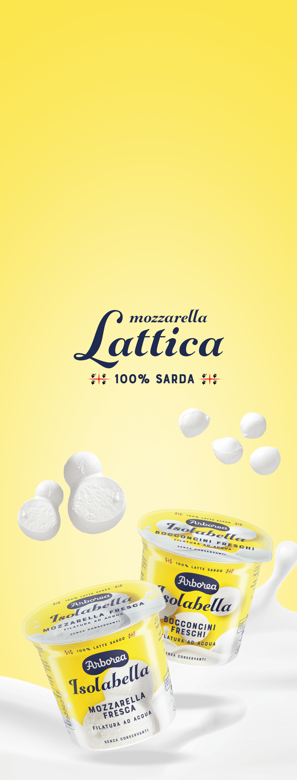 Mozzarella lattica filatura ad acqua