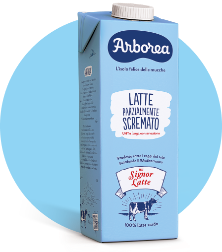 Latte UHT parzialmente scremato