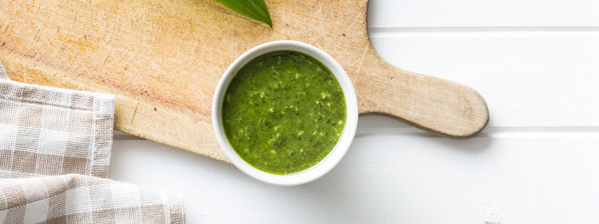 ciotolina di pesto di aglio orsino